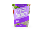 Маленький фиолетовый стакан Cat Energy SLIM с рисом, 500 г.